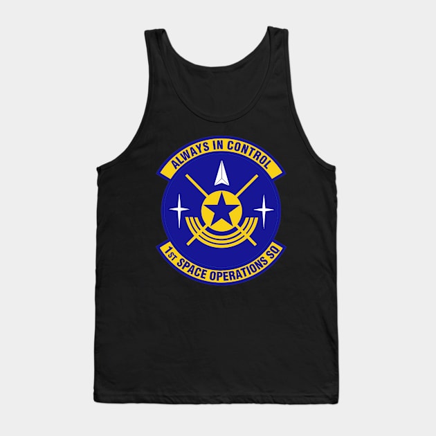 1st Space Operations Squadron Patch Tank Top by Spacestuffplus